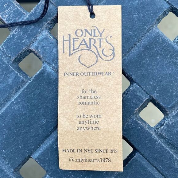 NWT New Only Hearts Organic Cotton Pink Lace High Waist Brief Underwear Small - Picture 6 of 7